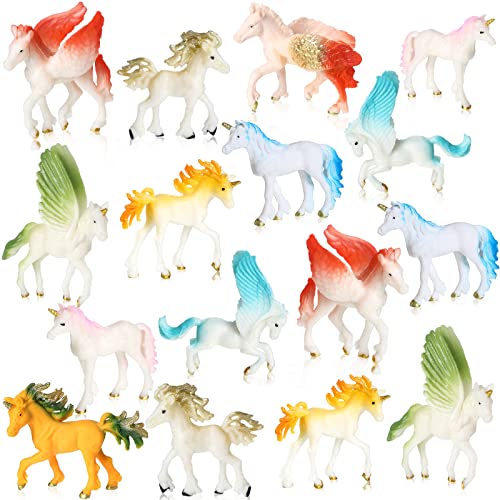 Mini Unicorn Toy Figurine Set