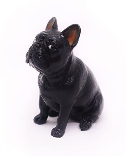 Miniature Black French Bulldog Figurine