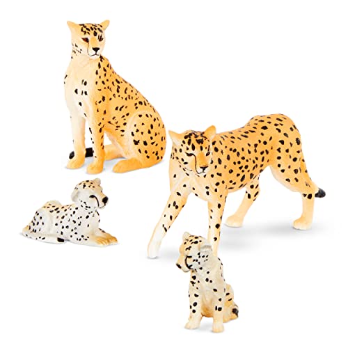Miniature Cheetah Toy Animals for Kids