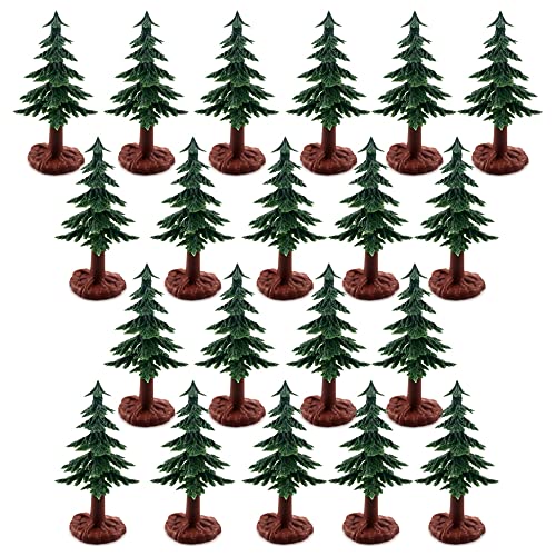 Miniature Christmas Tree Cake Toppers for Xmas Decor
