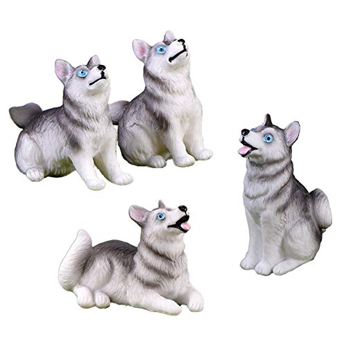 Miniature Dog Figurines Collection Playset