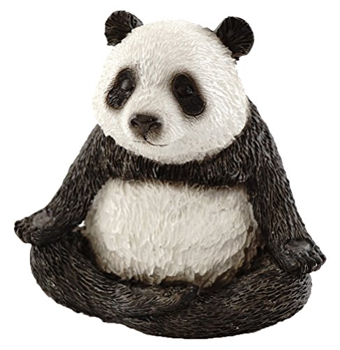 Miniature Fairy Garden and Terrarium Cute Yoga Panda Figurine