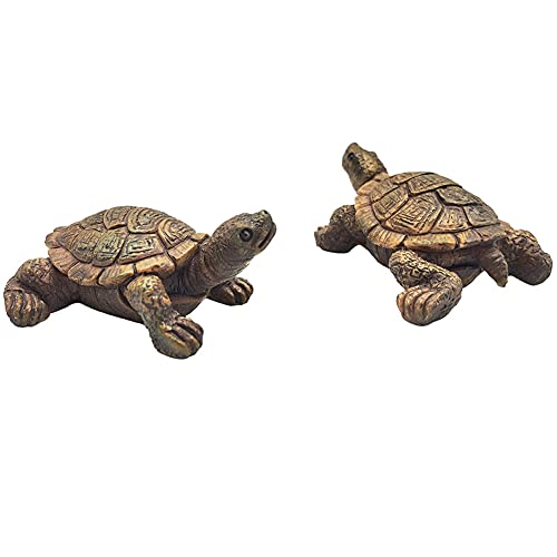 Miniature Turtle Figurines for Fish Tank Decoration