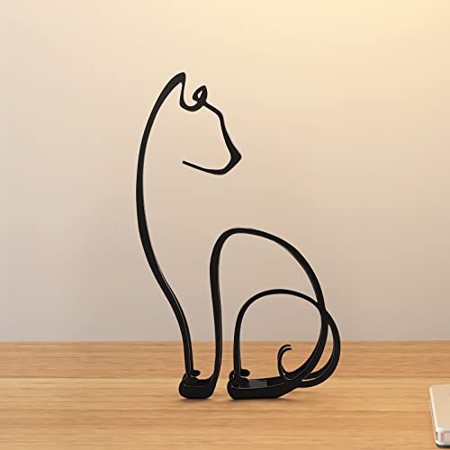 Minimalist Cat Art Wall Sculpture