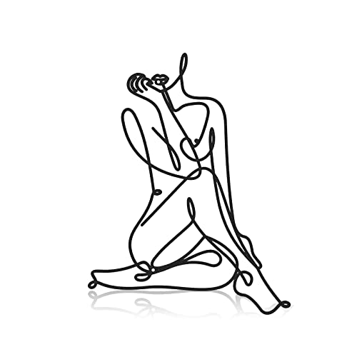 Minimalist Female Body Wire Art Decor