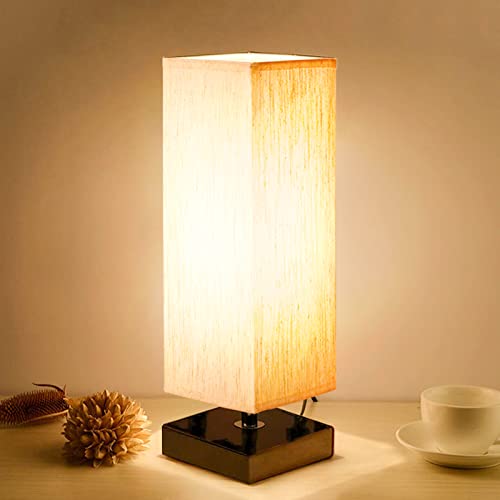 Minimalist Solid Wood Night Stand Light Lamp