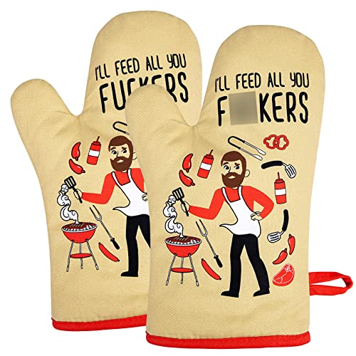 Miracu Funny Oven Mitts
