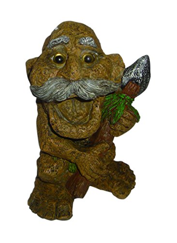 Misfit Trolls 24201 Stone Troll Figurine, Medium, Brown/Grey
