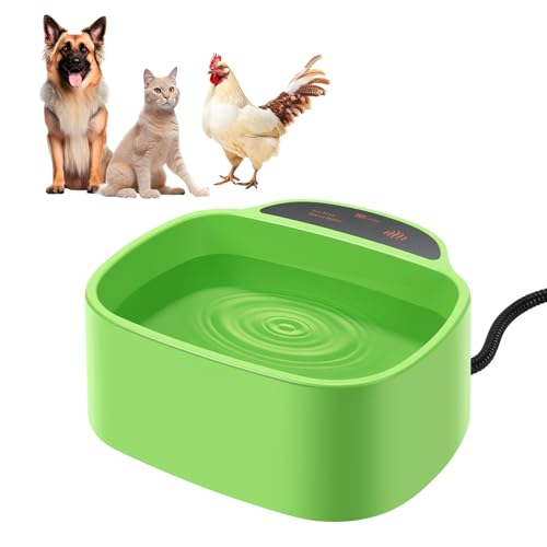 MISMXC Heated Water Bowl for Dogs