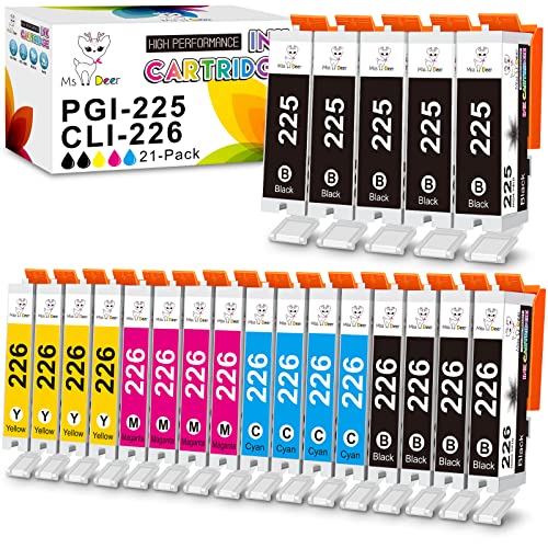 Miss Deer 225/226 Ink Cartridges - High-Quality Replacement for Canon Printers