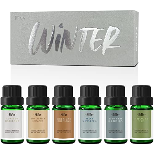 MitFlor Winter Essential Oil Set: Cozy Scents for a Perfect Holiday Ambiance