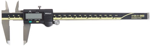 Mitutoyo 500-197-30CAL Absolute Advanced Onsite Sensor (AOS) Digimatic Caliper with Calibration, Inch/Metric, 0-8" Range, 0.0005" Resolution, +/-0.001" Accuracy