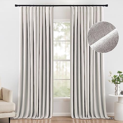 MIULEE 100% Blackout Curtains - Full Blackout Window Curtain Panels