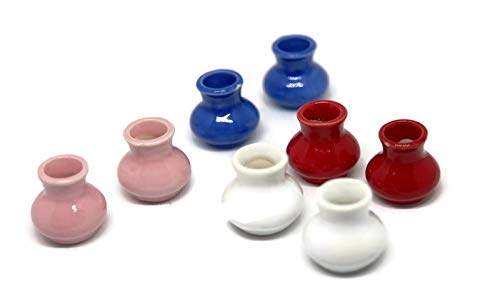 Mixed Color Hand Paint Vases Miniatures