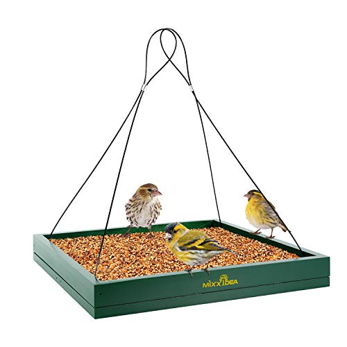 MIXXIDEA Hanging Bird Feeder Tray