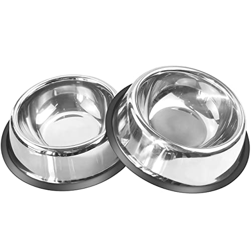 Mlife Stainless Steel Dog Bowl - Set of 2