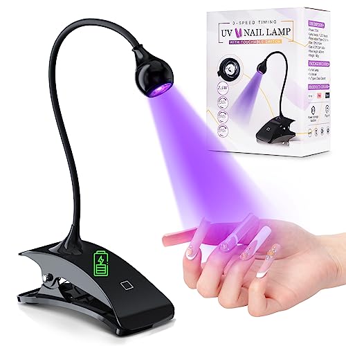 mlogiroa Gooseneck UV Lamp for Gel Nails