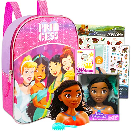 Moana Playset Bundle: Moana Doll with Travel Bag, Stickers, Tattoos, and More