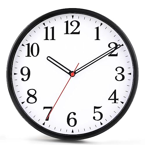 Modern 9 Inch Battery Operated Wall Clock
