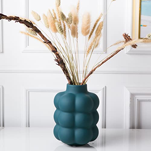 Modern Dried Flower Vase with Raised Dots