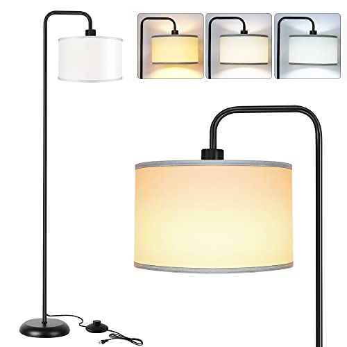 Modern LED Floor Lamp with Adjustable Color Temperatures