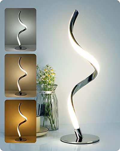 Modern Spiral Bedside Lamp