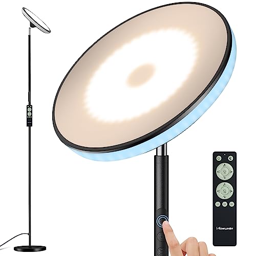 Modern Torchiere Sky LED Lamp with Remote Control and Memory Function