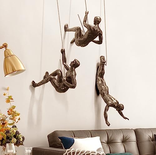 MODIRNATION 'The Alpinist' Modern Hanging Wall Figurine