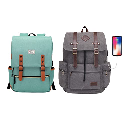 Modoker Vintage Laptop Backpack