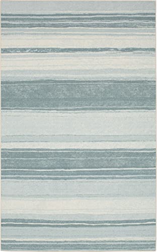 Mohawk Home Parallel Slate Blue Area Rug