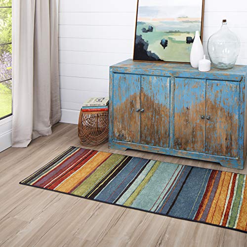 Mohawk Home Rainbow Stripe Area Rug