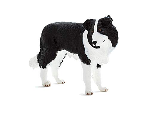 MOJO Border Collie Toy Figure - Realistic and Detailed Collectible