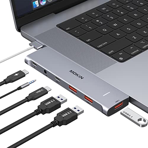 MOKiN USB C Adapter for MacBook Pro/Air 13" 15" - Expand Your MacBook's Connectivity