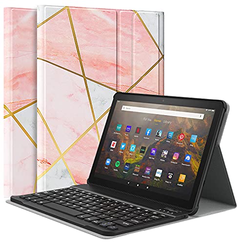 MoKo Keyboard Case for All-New Kindle Fire HD 10 & 10 Plus Tablet