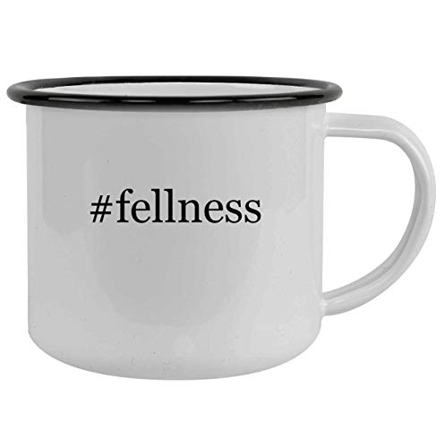 Molandra Products #fellness - 12oz Hashtag Camping Mug Stainless Steel, Black