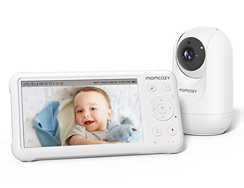 Momcozy Video Baby Monitor - HD Camera, Night Vision, 2-Way Audio