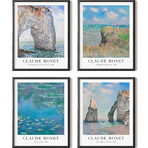 Monet Wall Art Prints, Aesthetic Vintage Decor