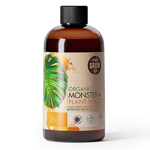 Monstera Plant Food - Organic Liquid Fertilizer for Indoor and Outdoor Monstera Plants - Nutrients for Healthy Tropical Leaves and Steady Growth (8 oz)