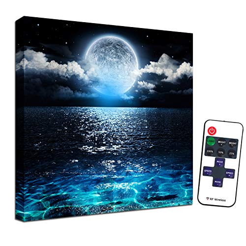 Moon Decor Led Wall Art