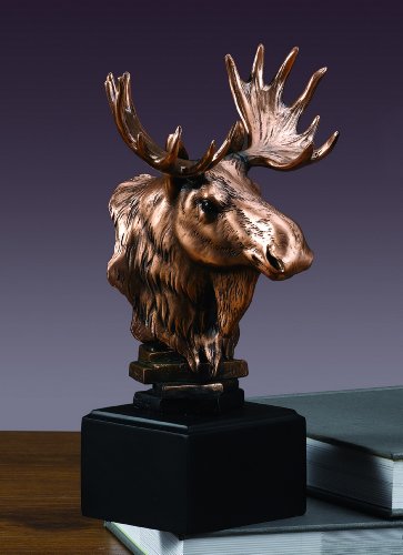 Moose Bust Statue