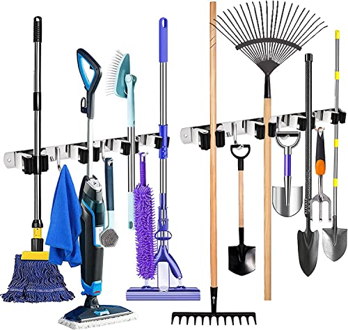 Mop and Broom Holder Wall Mount