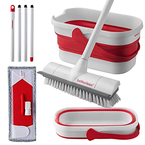 Mop and Bucket with Wringer Set for Home