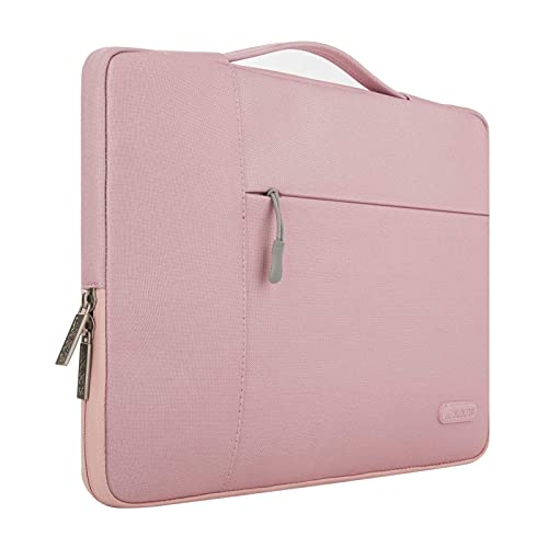MOSISO Laptop Sleeve - Pink Polyester Briefcase Bag