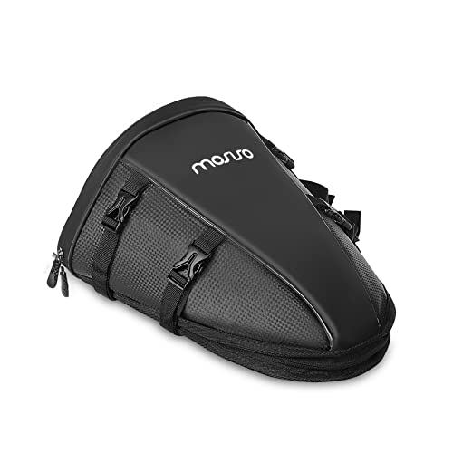 MOSISO Motorcycle Tail Bag - Waterproof Storage Saddle Bag