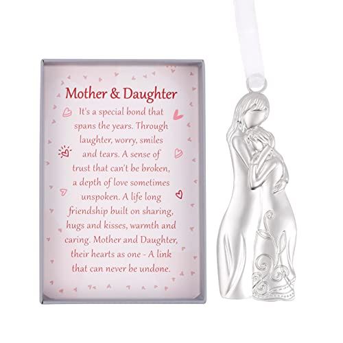 Mother Embracing Daughter Ornament