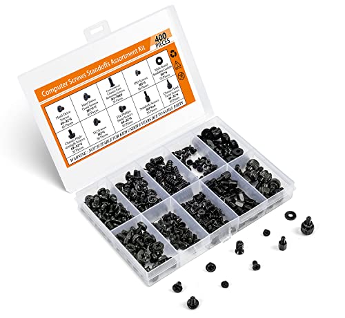 Motherboard Standoffs and Screws Assortment Kit for DIY PC Building and Repair