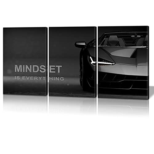 Motivational Canvas Wall Art Lamborghini Posters