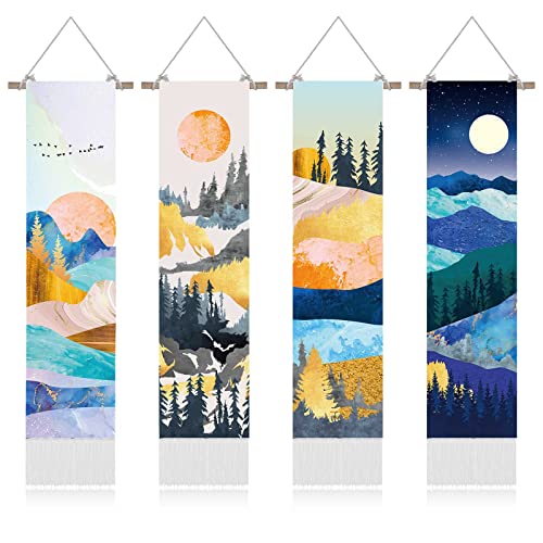 Mountain Tapestry Wall Hanging Set