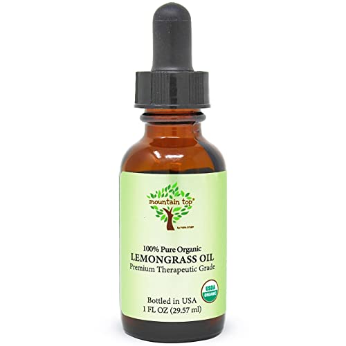 MOUNTAIN TOP Organic Lemongrass Essential Oil