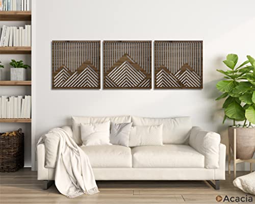 Mountain Wood Wall Art Decor